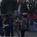 Polres Garut Kawal Aksi Demo Dengan Humanis