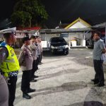 Kesiapsiagaan Polri, Kapolsek baros pimpin apel tingkatkan Kondusifitas malam minggu