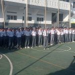 Pembinaan Upacara Hari Senin oleh Polsek Kadungora di SMK Teknologi Mandiri