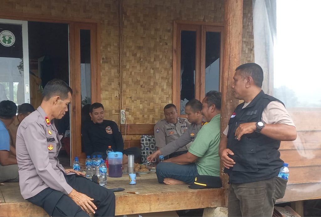 Kapolsek Sukabumi Dialogis Dengan Tokoh masyarakat untuk Jaga Kamtibmas