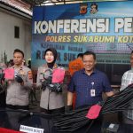 Ungkap Kasus, Polres Sukabumi Kota Tangkap Terduga Pencuri Kabel Telkomsel