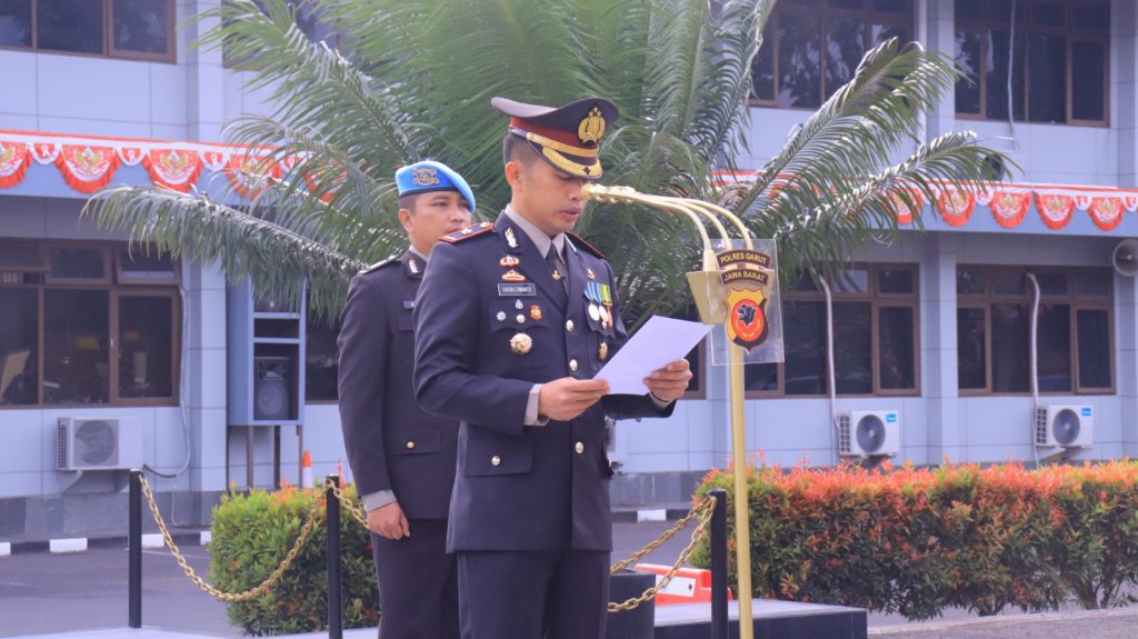 Polres Garut Gelar Upacara HUT RI ke 79