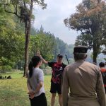 Personil Polsek kadudampit Melaksanakan giat Patroli tempat wisata situgunung