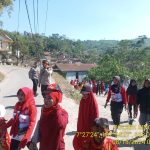 Polsek Singajaya Lakukan Pengamanan Jalan Santai