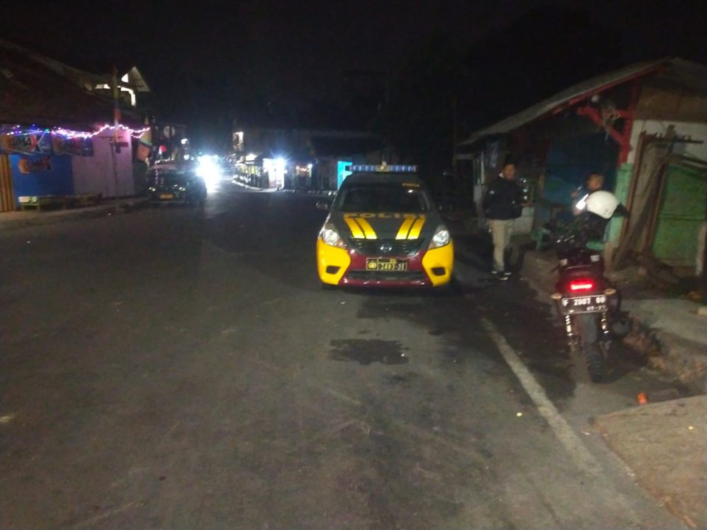 Menekan aksi Balapan liar, Polsek Baros  tingkatkan Patroli malam