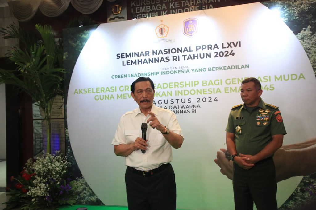 MENKO MARVES SAMPAIKAN GREEN LEADERSHIP DORONG ZERO EMITION DAN SIGNIFIKAN DALAM MEWUJUDKAN INDONESIA EMAS.