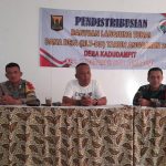 Bhabinkamtibmas desa Kadudampit Polsek Kadudampit Polres Sukabumi Kota Lakukan Monitoring Kegiatan Pendistribusian BLT Tahap ke II Tahun Anggaran 2024