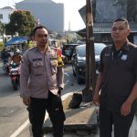 Bhabinkamtibmas Polsek Cikole Laksanakan Sambang Dengan Satpam