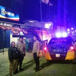 Personil Samapta Polsek Sukalarang Patroli Malam Hari Sambangi ATM BRI Cegah Kejahatan Perbankan