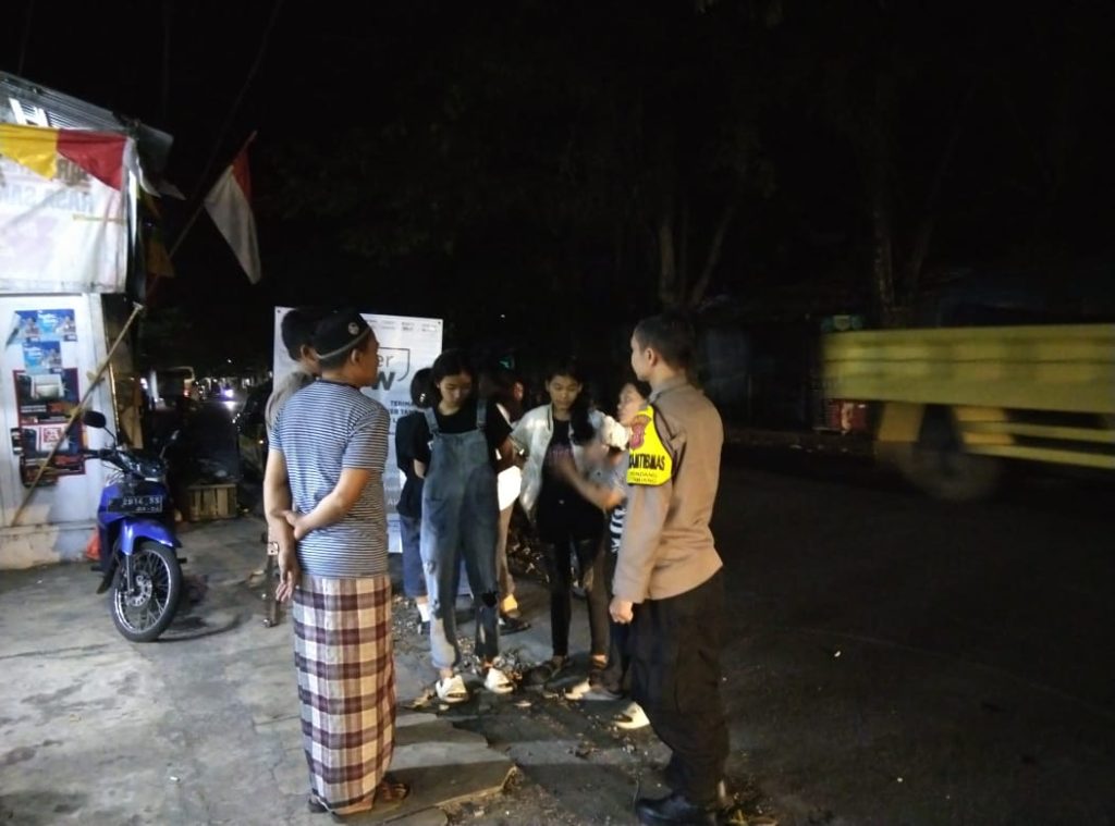 Antisipasi Terjadinya Gangguan Kamtibmas Kapolsek Citamiang Gelar Patroli KRYD.