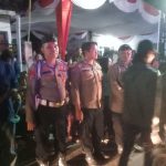 Polsek Kebonpedes Lakukan Pengamanan Kegiatan Hari Jadi Ke-43 Desa Sasagaran, Kecamatan Kebonpedes