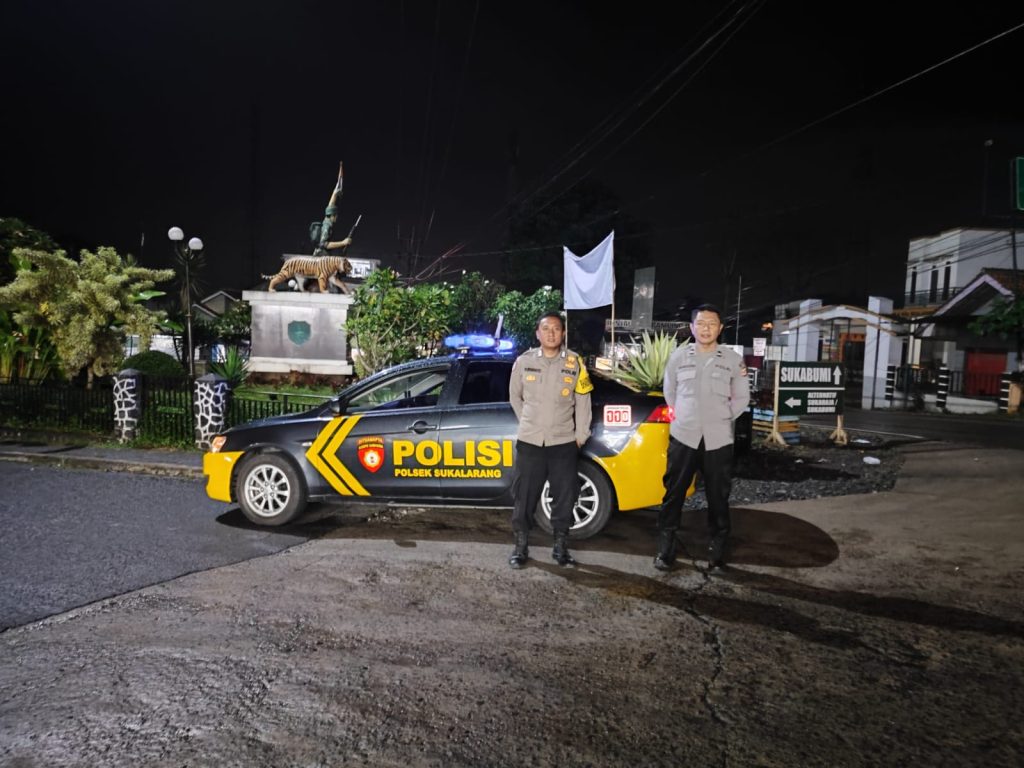 Patroli Strong Point Malam Hari Wujudkan Situasi Kamtibmas Yang Aman Dan Kondusif