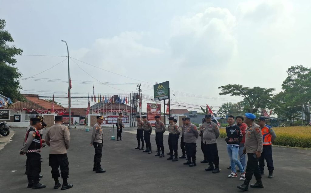 Polres Garut Pengamanan Sidang Pleno Tertutup