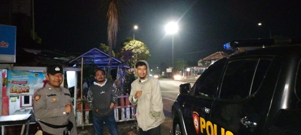 Polsek Cibeureum Cegah Gukamtibmas, Lakukan Patroli KRYD Malam Minggu