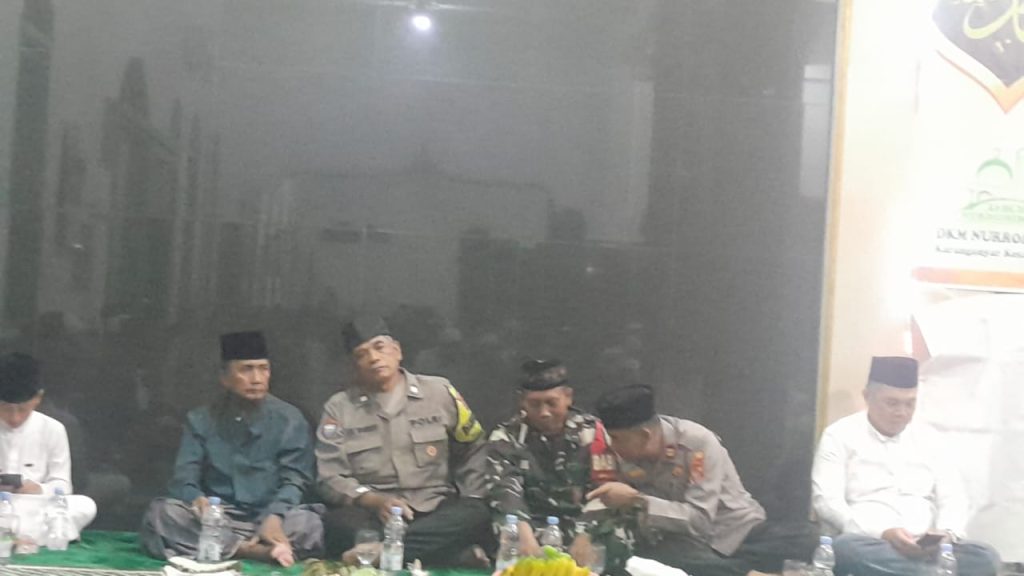 Silaturahmi Kamtibmas, Bhabinkamtibmas kesambi Polsek kesambi Polres Cirebon Kota, hadiri pengajian