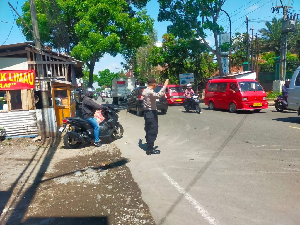 Polsek Cibeureum lakukan pengamanan Kompanye tertutup Cawagub no 1