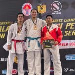 Raih Medali Emas di Kejuaraan Senkaido Open Karate Championship Series VI, Briptu Aditya Boyong Piala Kemenpora RI