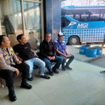 Bhabinkamtibmas bersama P.O Bus serukan kenyamanan dan kondusifitas kamtibmas