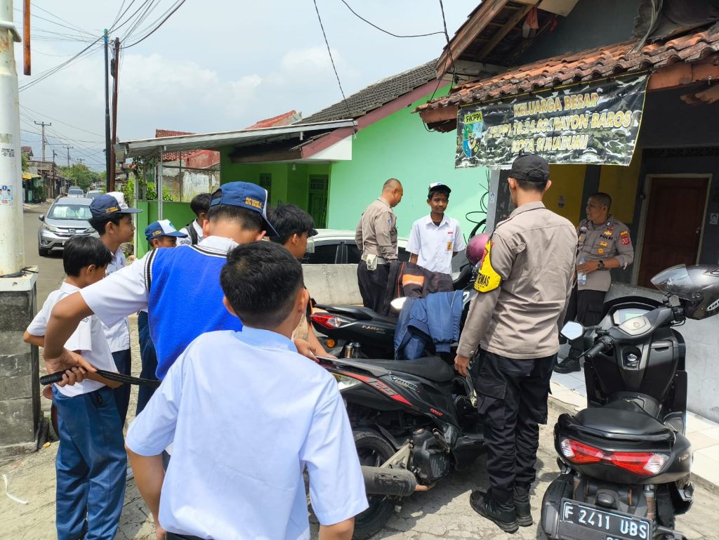 Gelar Cooling system. Polsek baros antisipasi Tawuran ambon solo pasca bubaran