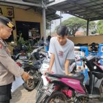 Polsek Limbangan Gelar Razia Penertiban Knalpot Tidak Sesuai Spesifikasi