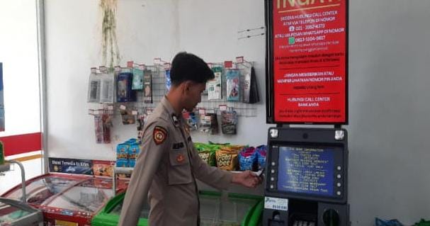 Polsek Cireunghas Lakukan Patroli Minimarket Dan ATM