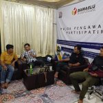 Polsek baros jalin Silaturrahmi bersama Panwascam Baros, wujudkan kamtibmas Pilwakot sukabumi 2024