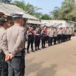 Polsek Kebonpedes Lakukan Pengamanan Kegiatan Calon Wakil Bupati Sukabumi Nomor Urut 01 di Pondok Pesantren Al Azzam