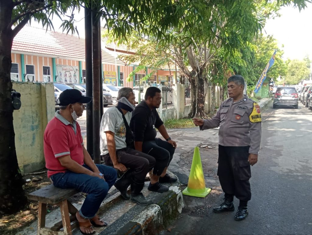 Sosialisasi Cooling system Bhabinkamtibmas Kesambi Polsek kesambi Polres Cirebon Kota lewat sambang