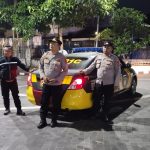 Antisipasi Kerawanan Pada Malam Hari, Polsek Cikole Gelar Patroli Biru