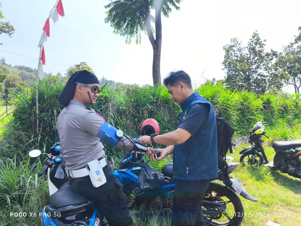 Optimalkan Pengamanan Kampanye, Dokkes Polres Garut Lakukan Pemeriksaan Kesehatan Anggota