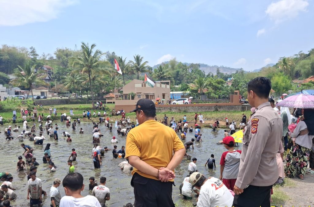 Jaga Situasi Kondusif, Polsek Leles Amankan Kampanye Cabup Dan Cawabup Garut