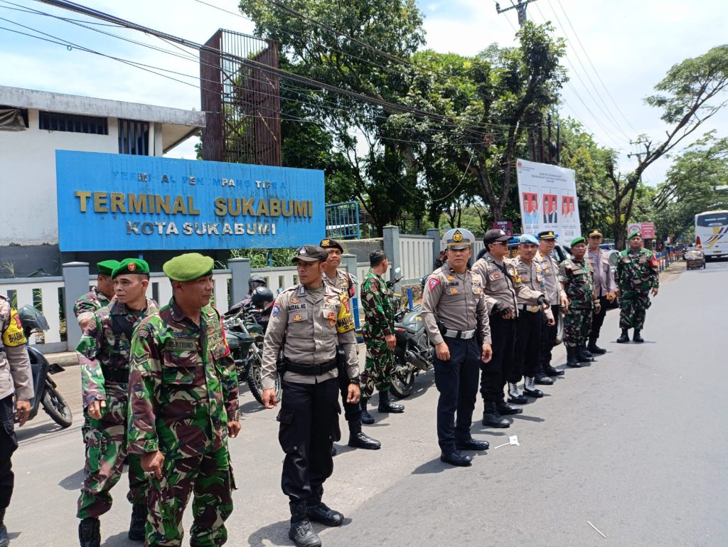 Giat Imbangan Jelang Pelantikan Presiden. Sinegritas TNI-Polri laksanakan Patroli Bersama