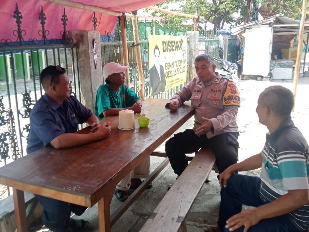 Sambang dialogis Bhabinkamtibmas Kesambi Polsek kesambi Polres Cirebon Kota bangun cooling system