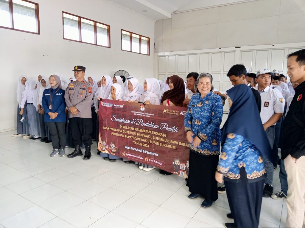 Polsek Sukaraja Laksanakan Sosialisasi Sekolah SMKN 1 Pertanian Sukaraja Jelang Pilkada Serentak 2024