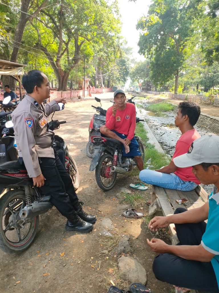 Wujudkan Cooling system, Bhabinkamtibmas kalikoa Polsek Kedawung Polres Cirebon Kota lewat sambang