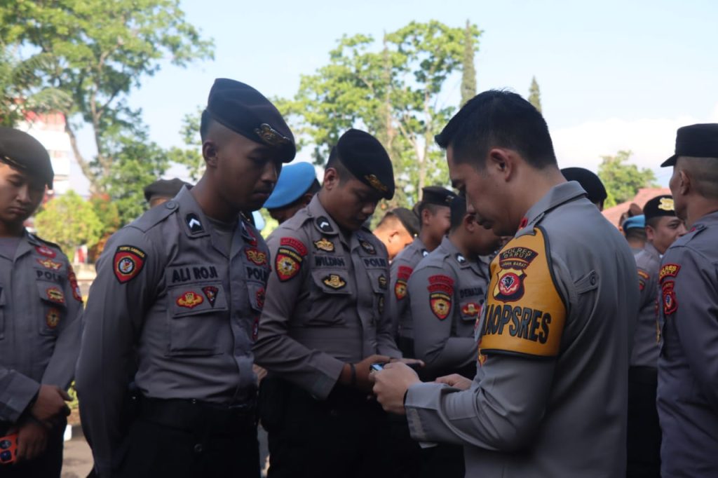 Pemeriksaan Urine Dan Aplikasi Judi Online Terhadap Anggota Sat Samapta Polres Garut