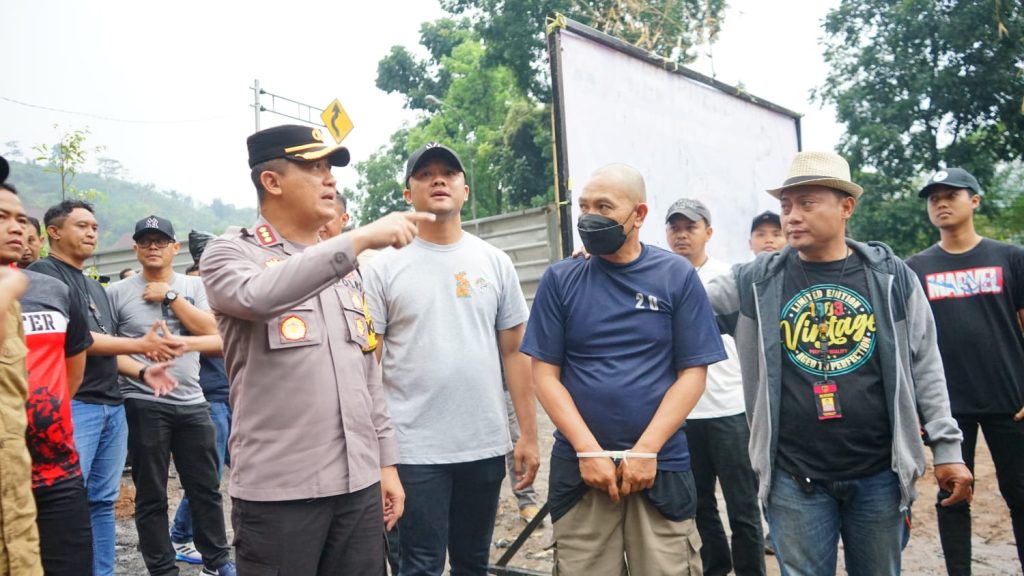 Dukung Program Presiden RI, Polresta Bandung Tindak Tegas Pelaku Tambang Ilegal