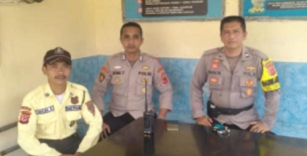 Personil Polsek Cireunghas Sambangi Security Perusahaan Sebagai Mitra Polri