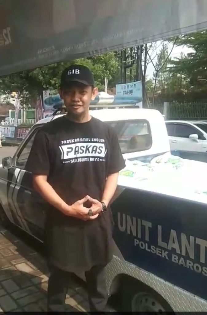 Polsek Baros Support Gerakan Infak Beras wilayah hukum Polsek Baros Kota Sukabumi