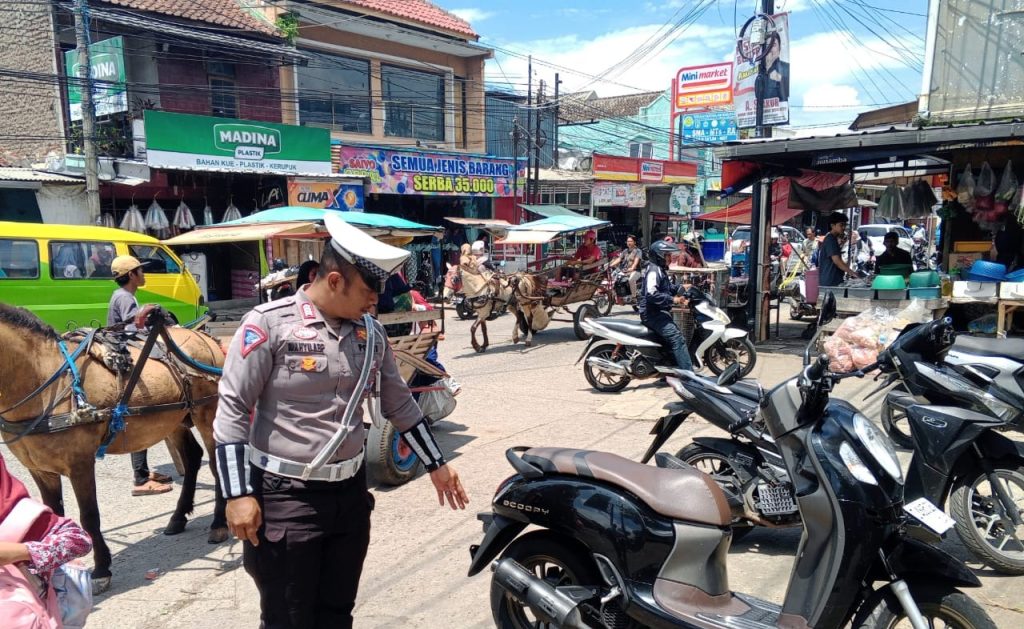 Polsek Wanaraja Gelar Operasi Penertiban Knalpot Tidak Sesuai Spesifikasi Teknis