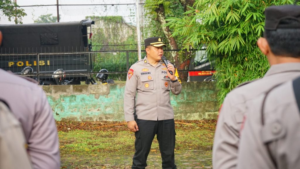 Polresta Bandung Lakukan Pengamanan Ketat pada Kampanye Akbar Cabup-Cawabup Nomor Urut 2