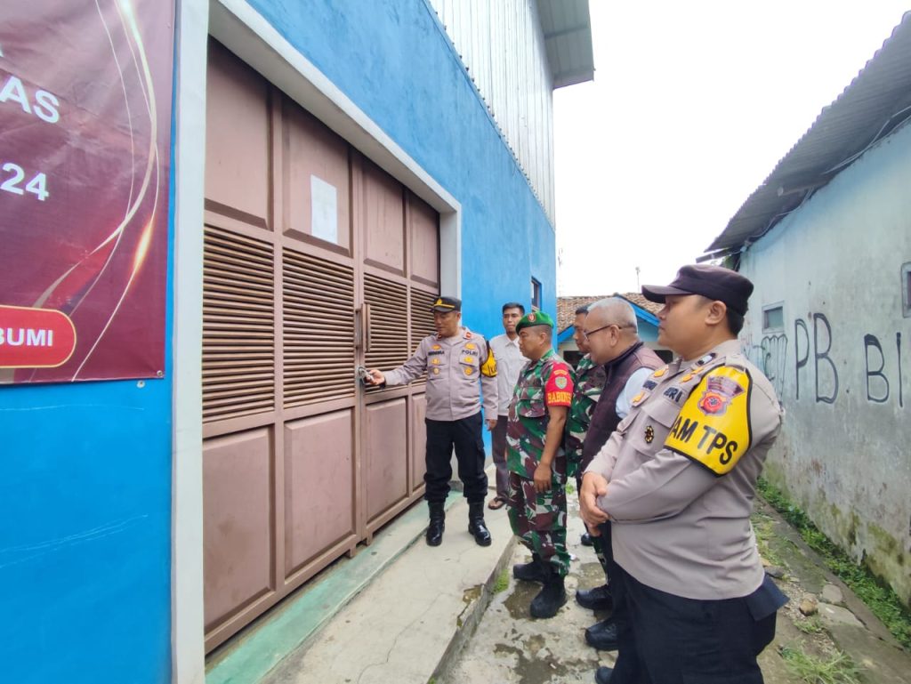 Pasca Pemungutan Suara, Polsek Cireunghas Maksimalkan Pengamanan PPK Kecamatan Cireunghas