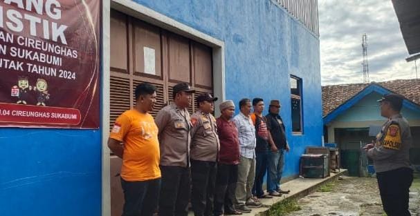 Polsek Cireunghas Perketat Pengamanan Gudang Logistik PPK