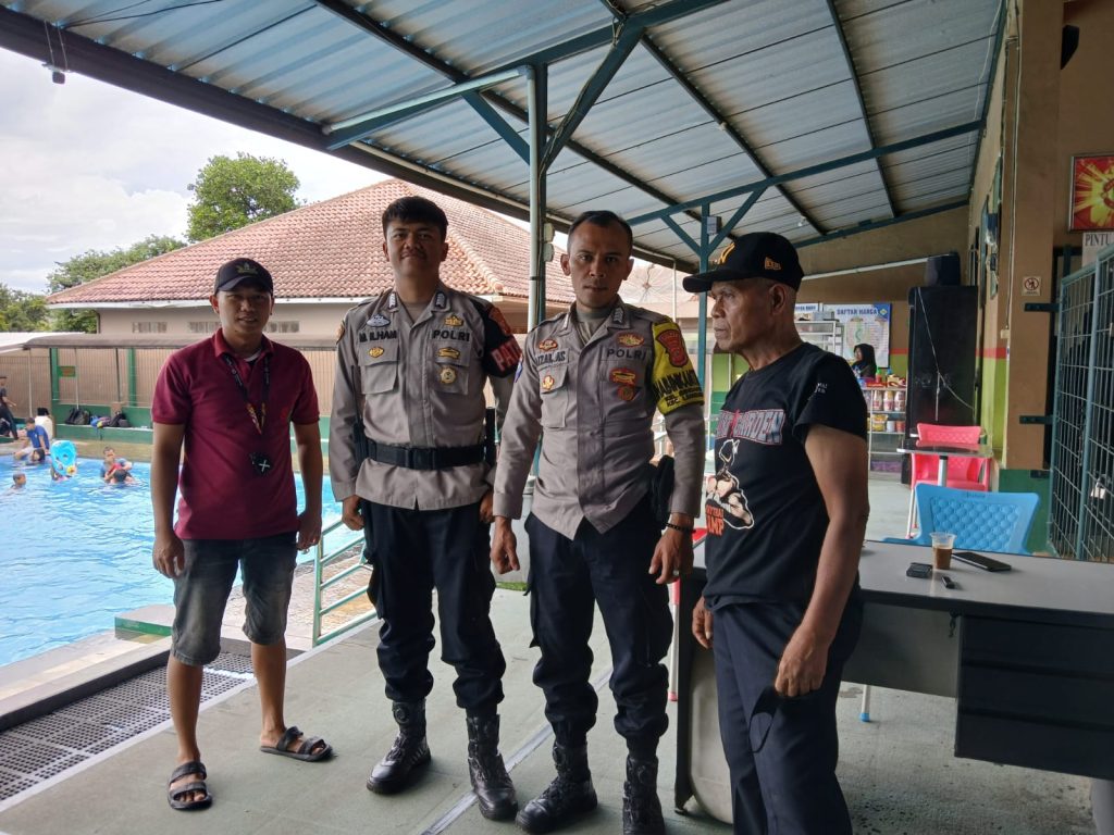 Polsek Lembursitu Patroli Tempat Wisata Kolam Renang