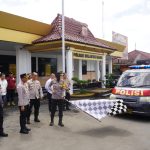 Bantu Warga Terdampak Bencana, Polres Sukabumi Kota Salurkan Bantuan