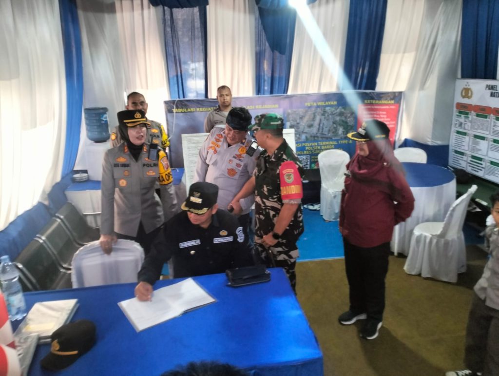 Kunjungi Pos Pengamanan Terminal, Forkopimda Kota Sukabumi Pantau Arus Mudik Libur Tahun Baru