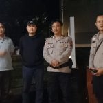 Polsek Gunungpuyuh Patroli Sambang Satpam Rumah Sakit, Sampaikan Pesan Kamtibmas