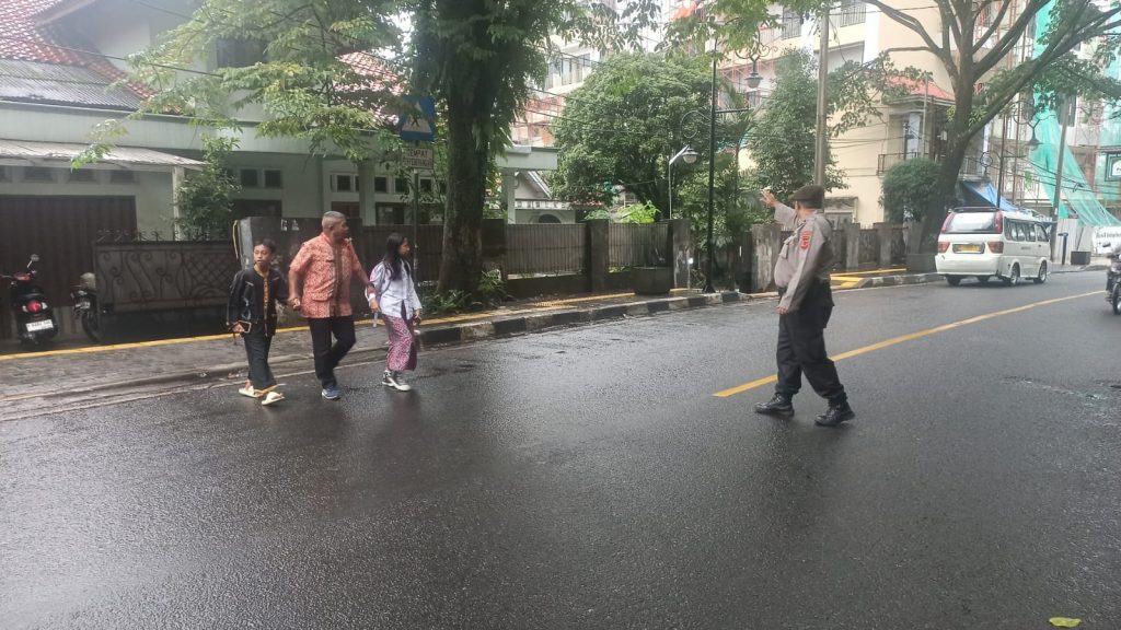 Polsek Gunungpuyuh Rutin Laksanakan Gatur Pagi