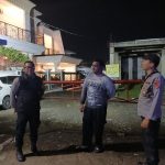 Rutin Sambang Satpam Perumahan, Anggota Piket Polsek Gunungpuyuh Ingatkan Satpam Lebih Tingkatkan Kewaspadaan