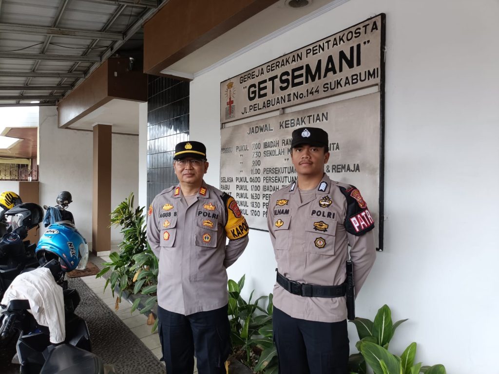 Ciptakan Keamanan, Polisi Rutin Pam Gereja Setiap Hari Minggu